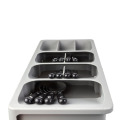 Erweiterbares doppelter Besteck Utensil und Gadget -Organisator